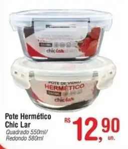 Fort Atacadista Pote Hermético Chic Lar oferta