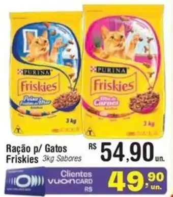 Fort Atacadista Ração p/ Gatos Friskies Sabores oferta