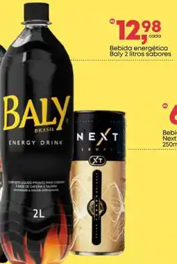 Frangolândia Bebida energética Baly sabores oferta