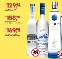 Frangolândia Vodka francesa Ciroc oferta