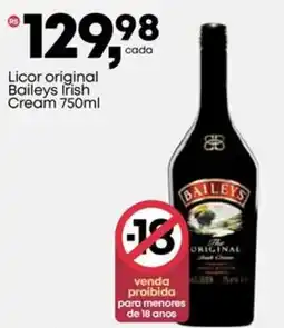 Frangolândia Licor original Baileys Irish Cream oferta