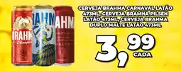 Rede Economia Cerveja brahma carnaval latão , cerveja bramha pilsen latão , cerveja brahma duplo malte latão oferta