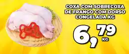 Rede Economia Coxa com sobrecoxa de frango com dorso congelada oferta