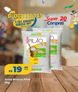 Rede Super Compras Arroz Branco Pilão oferta