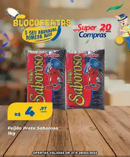 Rede Super Compras Feijão Preto Saboroso oferta