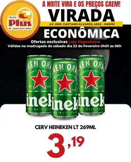 Rede Plus Supermercados Cerv heineken lt oferta