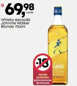 Frangolândia Whisky escocês Johnnie Walker Blonde oferta