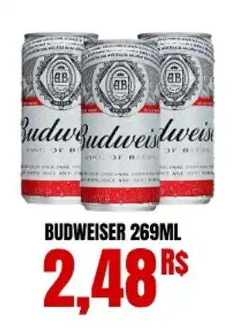 Mercadão Atacadista Budweiser oferta