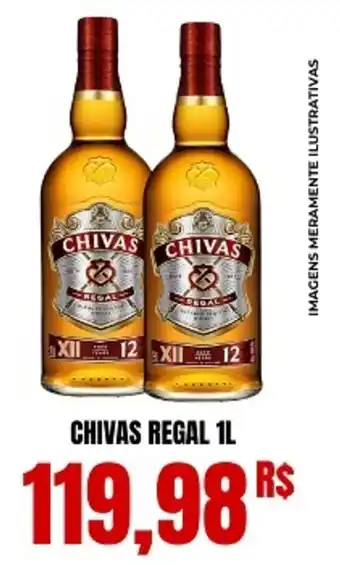 Mercadão Atacadista Chivas regal oferta