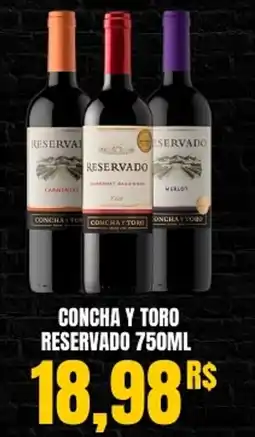 Mercadão Atacadista Concha y toro reservado oferta