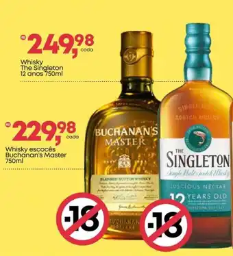 Frangolândia Whisky The Singleton 12 anos oferta