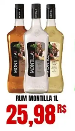 Mercadão Atacadista Rum montilla oferta