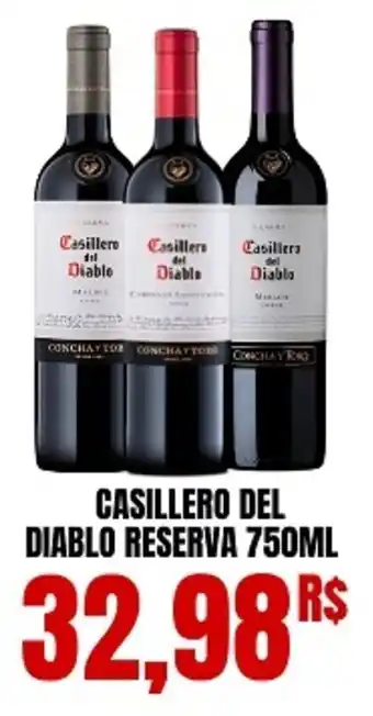 Mercadão Atacadista Casillero del diablo reserva oferta