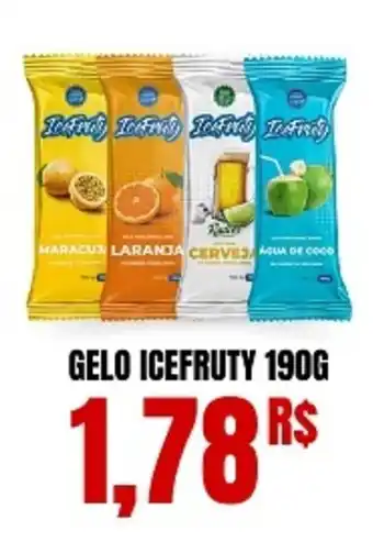 Mercadão Atacadista Gelo icefruty oferta