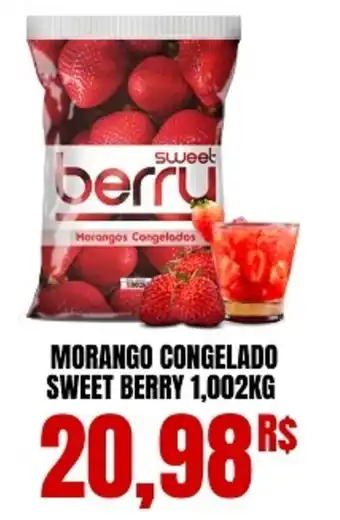 Mercadão Atacadista Morango congelado sweet berry oferta