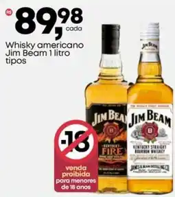 Frangolândia Whisky americano Jim Beam tipos oferta