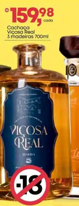 Frangolândia Cachaça Viçosa Real 3 madeiras oferta