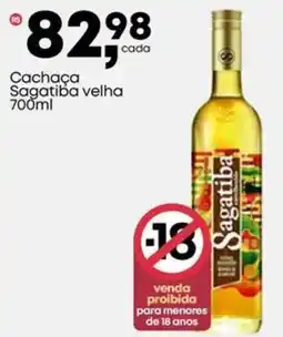 Frangolândia Cachaça Sagatiba velha oferta