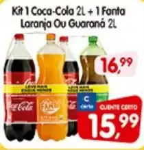 Cercadão Kit 1 Coca-Cola +1 Fanta Laranja Ou Guaraná oferta