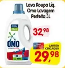 Cercadão Lava Roupa Liq. Omo Lavagem Perfeita oferta