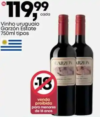 Frangolândia Vinho uruguaio Garzón Estate tipos oferta