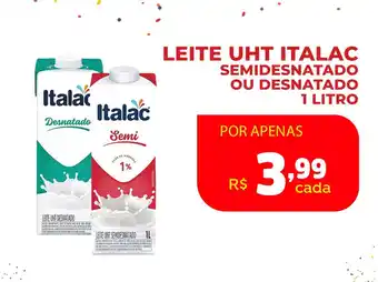 Veran Supermercados Leite uht italac semidesnatado ou desnatado oferta