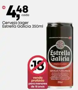 Frangolândia Cerveja lager Estrella Galicia oferta