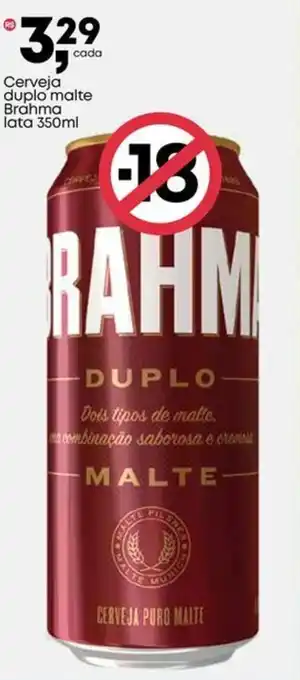 Frangolândia Cerveja duplo malte Brahma lata oferta