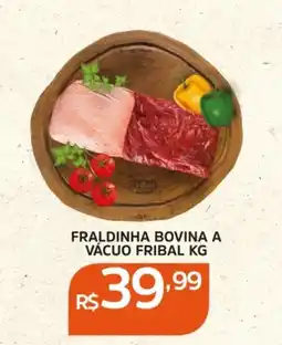 Pinheiro Supermercado Fraldinha bovina a vácuo fribal oferta