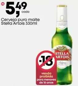 Frangolândia Cerveja puro malte Stella Artois oferta