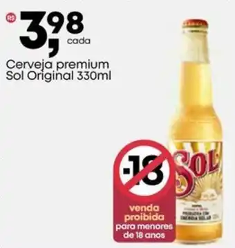 Frangolândia Cerveja premium Sol Original oferta