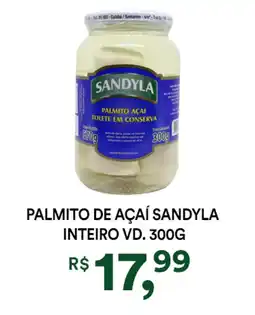 Supermercado Porecatu Palmito de açaí sandyla inteiro vd. oferta