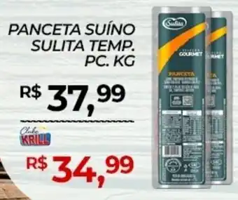 Rede Krill Panceta suíno sulita temp. pc. oferta