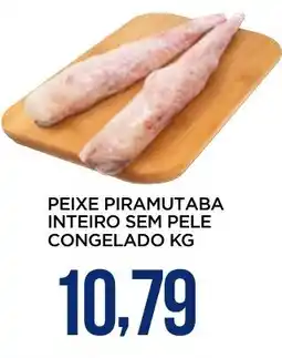 Apoio Mineiro Peixe piramutaba inteiro sem pele congelado oferta