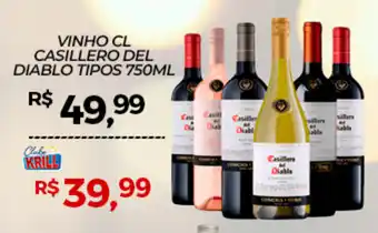 Rede Krill Vinho cl casillero del diablo tipos oferta