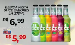 Rede Krill Bebida mista 51 ice sabores ln. oferta