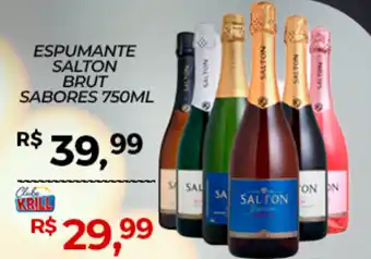 Rede Krill Espumante salton brut sabores oferta