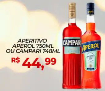 Rede Krill Aperitivo aperol  ou campari oferta