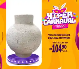 Cocipa Vaso Cimento Mart Off White oferta