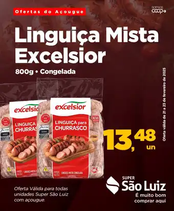 Super São Luiz Linguiça Mista Excelsior oferta