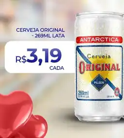 Supermercado Precito Cerveja original lata oferta