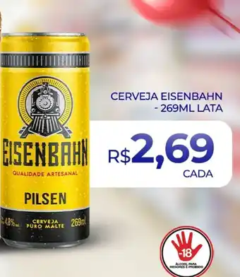 Supermercado Precito Cerveja eisenbahn lata oferta