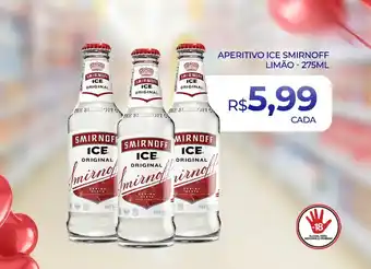 Supermercado Precito Aperitivo ice smirnoff limão oferta