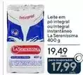 Coop Serenissima - leite em pó integral ou integral instantâneo oferta