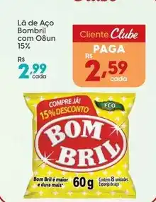 Supper Rissul Bombril - lã de aço oferta