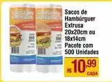 Max Atacadista De - sacos de hambúrguer oferta