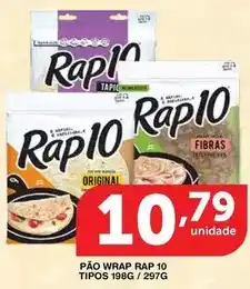 Roldão Original - pao wrap 10 oferta