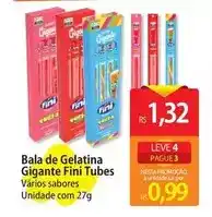 Atacadão Fini - bala de gelatina gigante tubes oferta