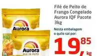 Tenda Atacado Aurora - filé de peito de frango congelado iqf pacote oferta