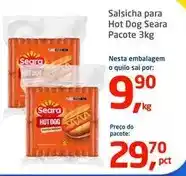 Tenda Atacado Seara - salsicha para hot dog oferta